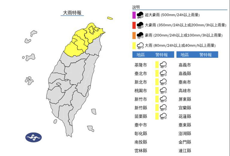 0411各地天氣